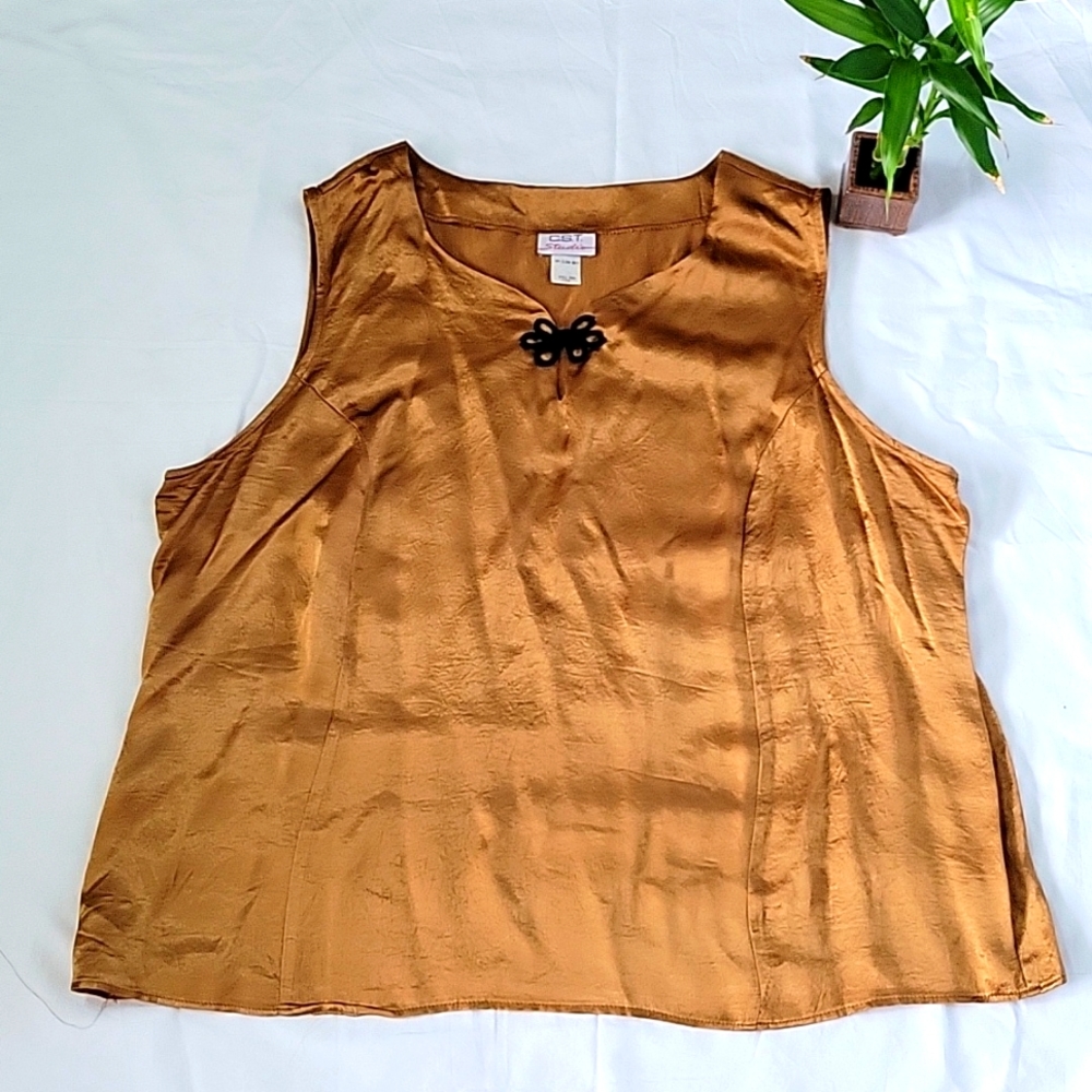 Copper Silky Tank Top